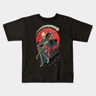 Samurai Reaper Kids T-Shirt